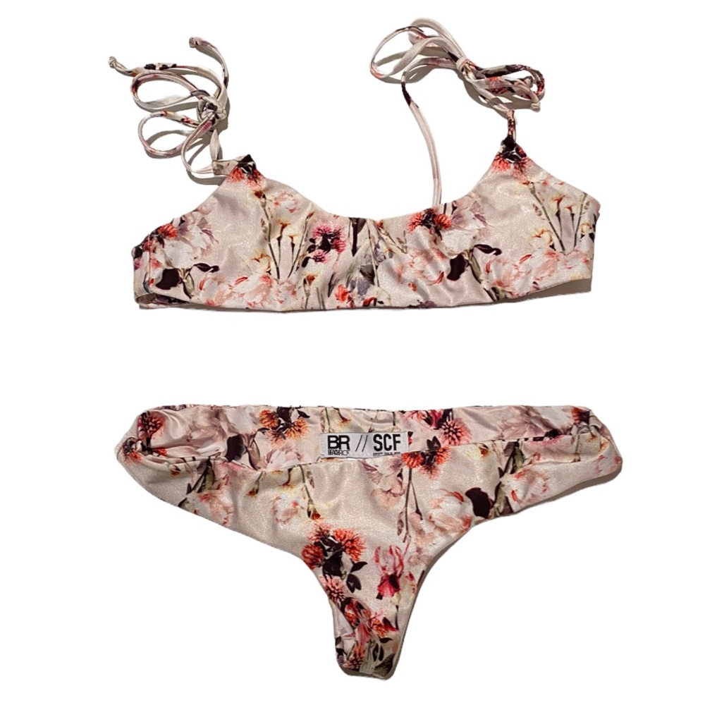 Beach Riot Stone Cold Fox Floral Bikini